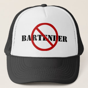 Barback-Pet - geen Bartender Trucker Pet
