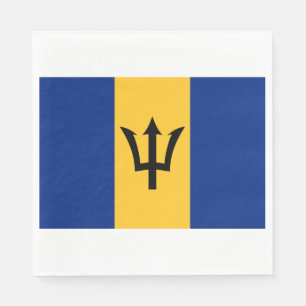 Barbadiaanse vlag (Barbados) (Bajan) Servet