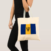 Barbadianse Vlag (Barbados) (Bajan) Tote Bag (Voorkant (product))