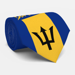 Barbados Bajan Flag Barbadiaans Caribisch gebied Stropdas