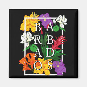 Barbados Bajan Wilde Bloem Pride Bloem Magneet