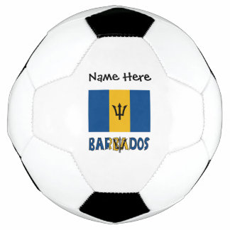 Barbados Barbadiaanse Baja Vlag Gepersonaliseerde Voetbal