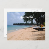 Barbados Beach Briefkaart (Voorkant / Achterkant)