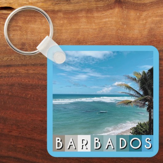 Barbados Beach Sleutelhanger (Voorkant)