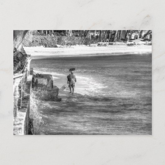 Barbados Beach Trader Briefkaart (Voorkant)