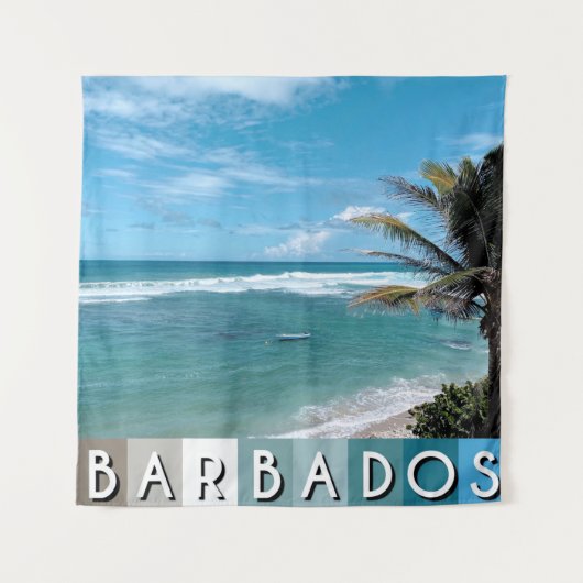 Barbados Beach Wandkleed (Voorkant)