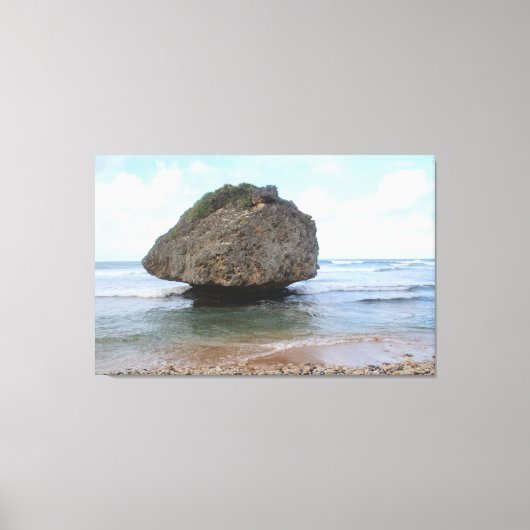 Barbados Big Rock en toile Bathsheba Imprimer (Recto)