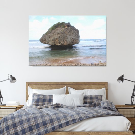 Barbados Big Rock en toile Bathsheba Imprimer (Insitu(Chambre))
