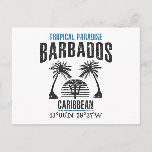 Barbados Briefkaart (Voorkant)