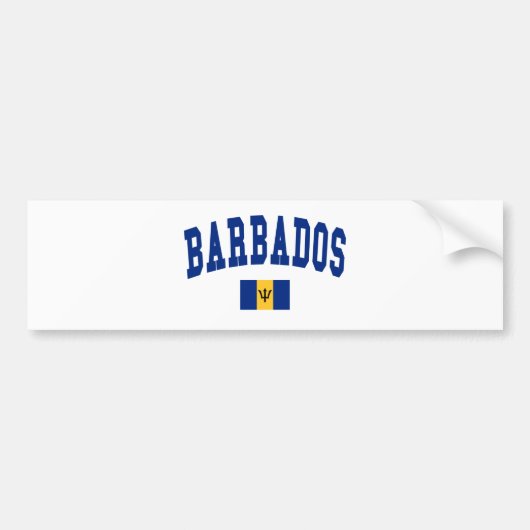 BARBADOS BUMPERSTICKER (Voorkant)