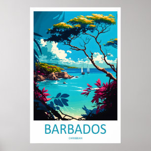 Barbados Caraïbisch VS Reisposter 1 Poster
