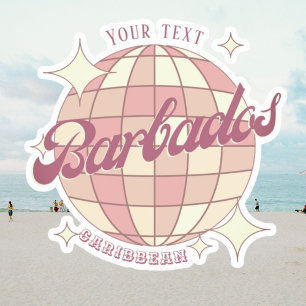 Barbados Caribbean Island decoratie Sticker