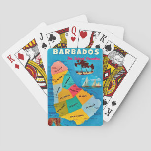 Barbados - Cartes à jouer Carte postale Paradis