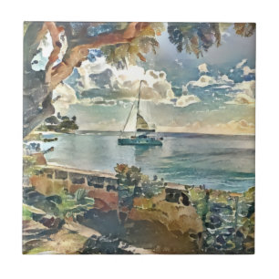 Barbados Ceramic Tile Tegeltje