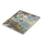 Barbados Ceramic Tile Tegeltje (Zijkant)