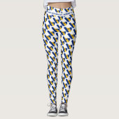 BARBADOS Christelijk Custom RUN UW EIGEN RACE Leggings (Voorkant)