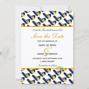 BARBADOS Christelijke Huwelijksviering Save The Date