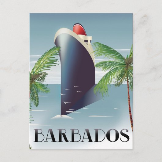 Barbados Cruise Briefkaart (Voorkant)
