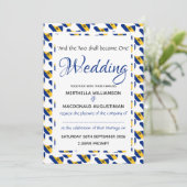 BARBADOS Custom Wedding Celebration Scripture Kaart (Staand voorkant)