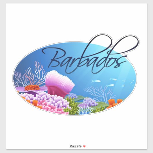 Barbados-decal Sticker (Vel)