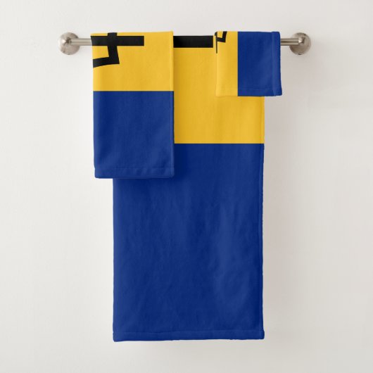 Barbados Flag Bad Handdoek (Insitu)