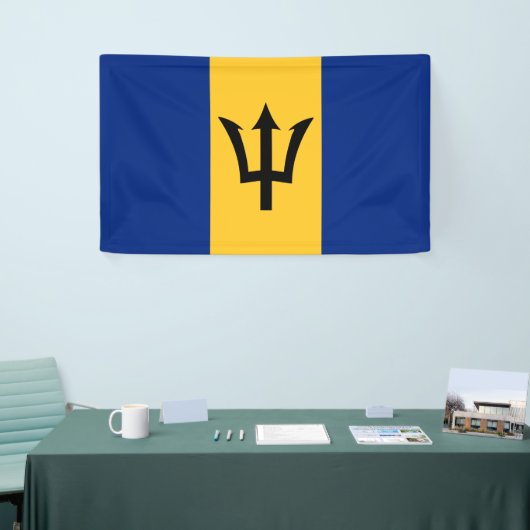 Barbados Flag Banner (Beurs)