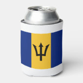 Barbados Flag Blikjeskoeler (Blikje Voorkant)