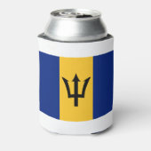 Barbados Flag Blikjeskoeler (Blikje Achterkant)