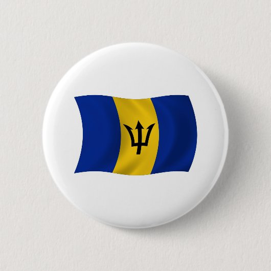 Barbados Flag Button (Voorkant)