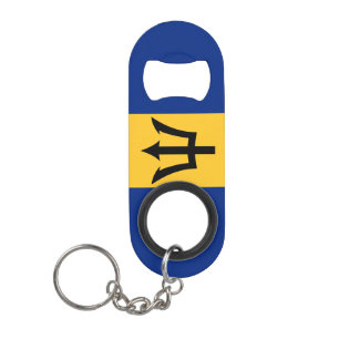 Barbados Flag Charming Patriotic Mini Flessenopener