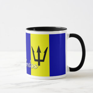 Barbados Flag Coffee Mok