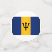 Barbados Flag Confetti (Kleine voorkant)