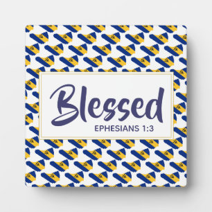 BARBADOS FLAG   Gezegend   Ephesians Scripts Fotoplaat