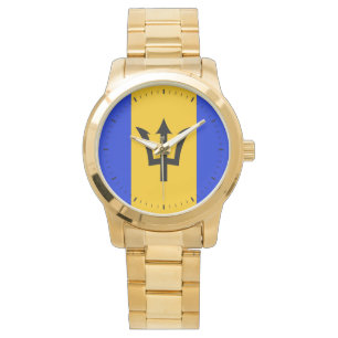 Barbados Flag Horloge