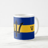 Barbados Flag Koffiemok (Voorkant rechts)