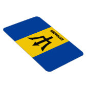Barbados Flag Magneet (Rechterzijde)