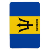 Barbados Flag Magneet (Verticaal)