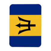 Barbados Flag Magneet (Verticaal)