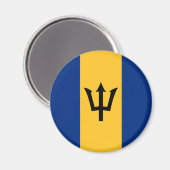 Barbados Flag Magnet Magneet (Voorkant / Achterkant)
