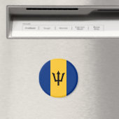 Barbados Flag Magnet Magneet (Insitu (Vaatwasser))