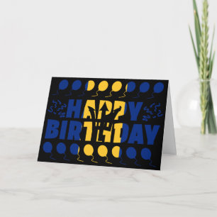 Barbados Flag Patriotic Birthday Kaart