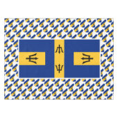 BARBADOS FLAG Patriotic Tafelkleed (Voorkant (Horizontaal))