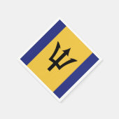 Barbados Flag Servet (Hoek)