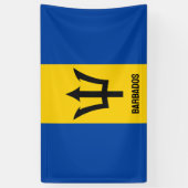 Barbados Flag Spandoek (Verticaal)