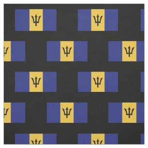 Barbados Flag Stof