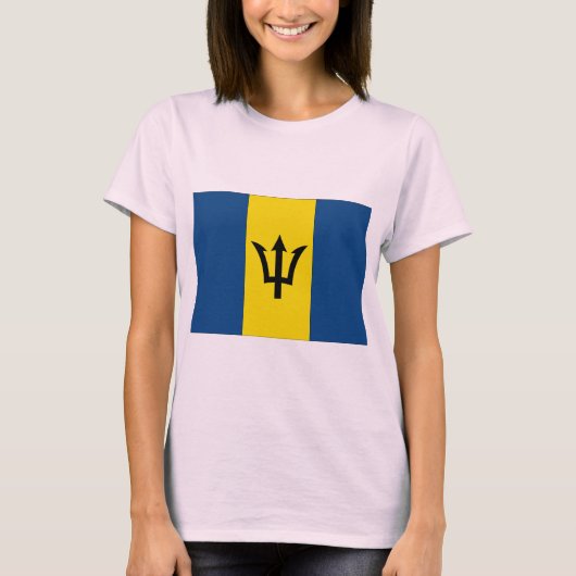 Barbados Flag T-shirt (Voorkant)