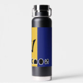Barbados Flag Water Flacon Waterfles (Achterkant)