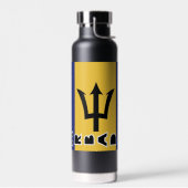 Barbados Flag Water Flacon Waterfles (Links)
