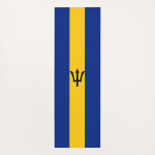 Barbados Flag Yogamat (Achterkant)