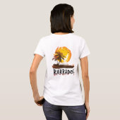 Barbados grunge t-shirt (Achterkant volledig)